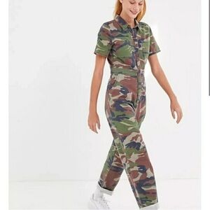 Urban Outfitters Camouflage Jumpsuit